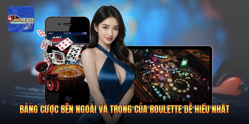 Bảng Cược Bên Ngoài Và Trong Của Roulette Dễ Hiểu Nhất