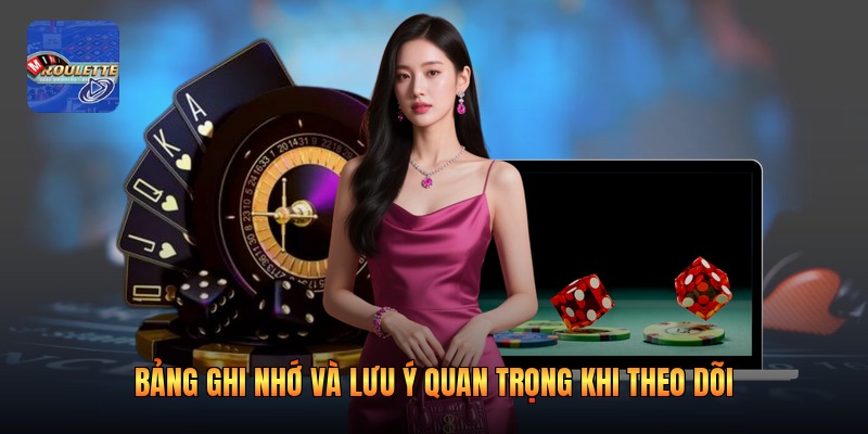 Bảng ghi nhớ và lưu ý quan trọng khi theo dõi