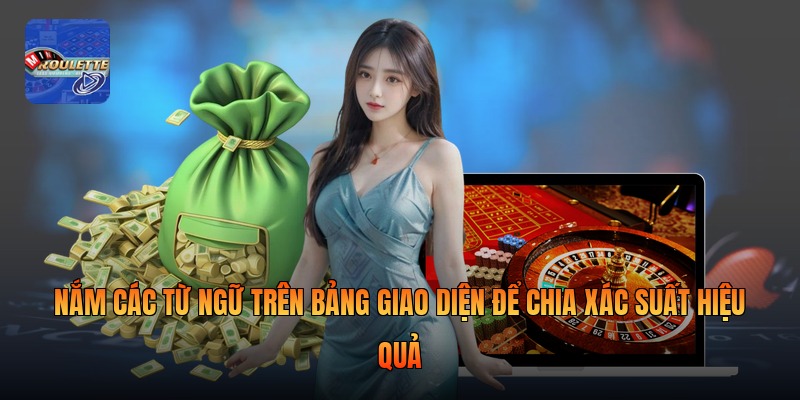 Nắm các từ ngữ trên bảng giao diện để chia xác suất hiệu quả