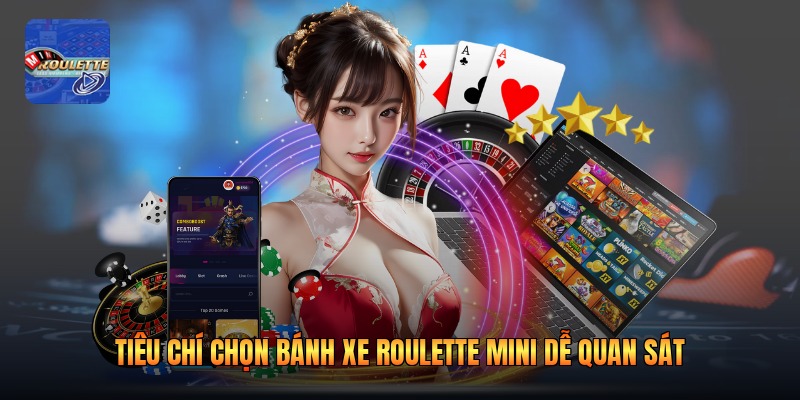 Tiêu chí chọn bánh xe roulette mini dễ quan sát